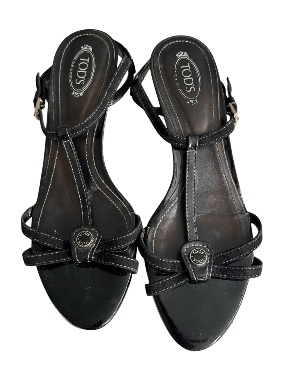 Tod's
Patent leather sandals